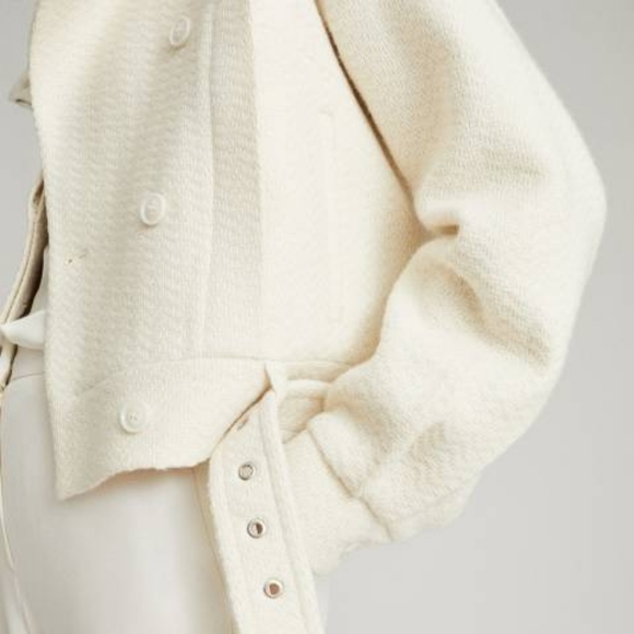 NWT REISS | Clara Wool Blend Biker Jacket - Picture 3 of 12